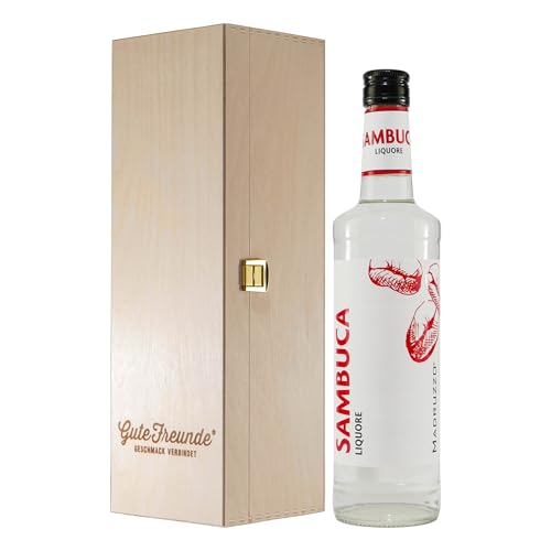 Madruzzo Sambuca Liquore 0,7L mit Geschenk-Holzkiste Madruzzo Sambuca Liquore 0,7L mit Geschenk-Holzkiste von Marke: Madruzzo