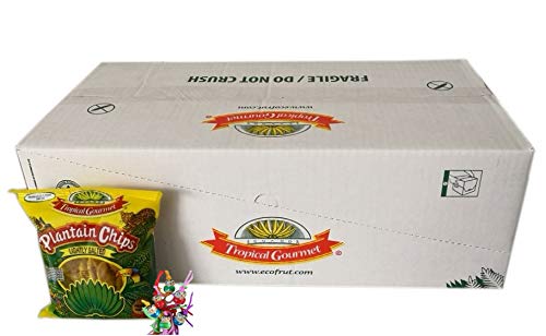 yoaxia ® - 20er Pack - [ 20x 85g ] Bananen Chips [ leicht gesalzen ] Ecuador + ein kleiner Glücksanhänger gratis von Yoaxia