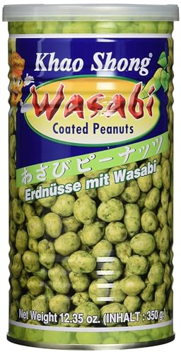 yoaxia ® - [ 350g ] Erdnüsse mit Wasabi überzogen / Wasabi coated Peanuts von Yoaxia