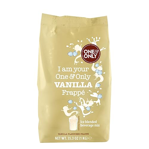 One&Only Frappé Powder Vanilla Flavoured 1 kg - Getränkepulver mit Vanillegeschmack zur Zubereitung eines Frappés im Mixer von One&Only