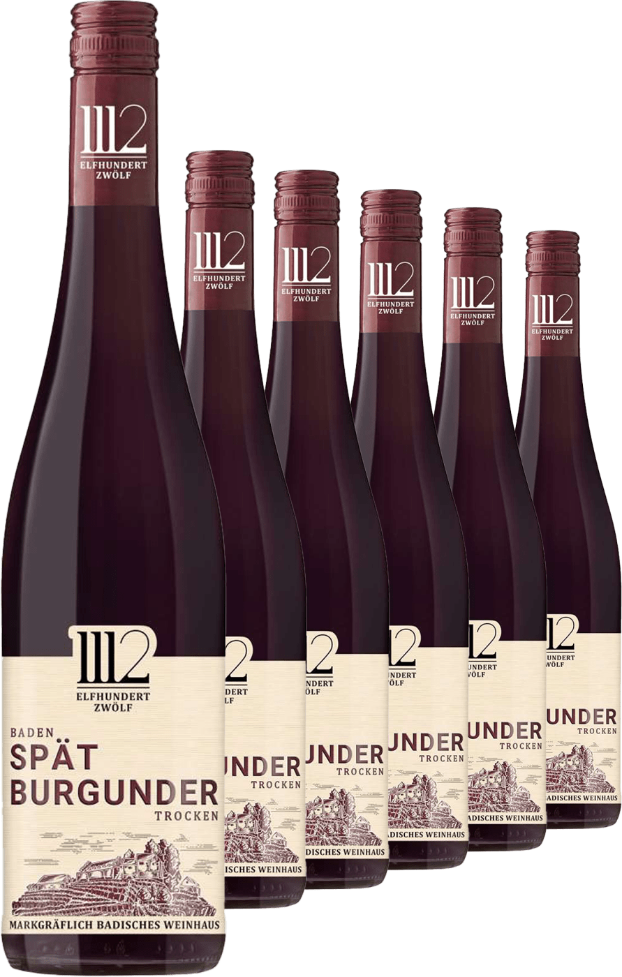 2020 Markgräflich Badisches Weinhaus »Elfhundertzwölf« Spätburgunder im 6er-Vorratspaket