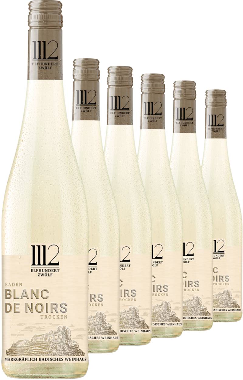 2022 Markgräflich Badisches Weinhaus »Elfhundertzwölf« Blanc de Noirs im 6er-Vorratspaket