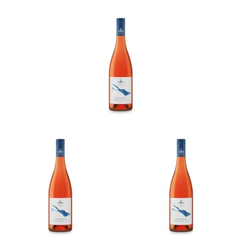 Bodensee Spätburgunder Rosé Trocken – Deutscher Rosé Wein vom Weingut Markgraf von Baden am Bodensee (1 x 0,75l) (Packung mit 3) von Markgraf von Baden
