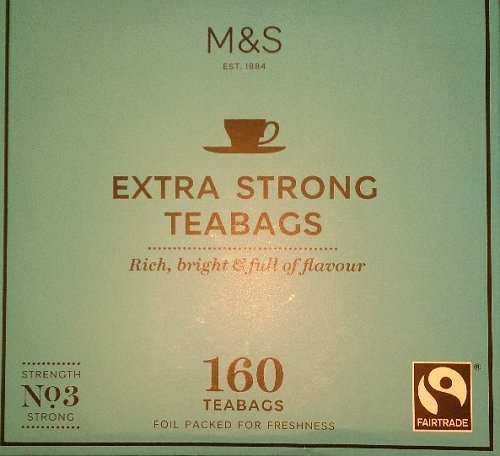 Marks and Spencer extra Strong Tea Bags 160 Teebeutel von Marks & Spencer