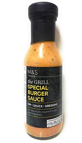 The Grill Special Burger-Sauce | 1 x 250 ml | Amerikanisch inspirierte würzige Burger-Sauce vegetarisch von Marks & Spencer