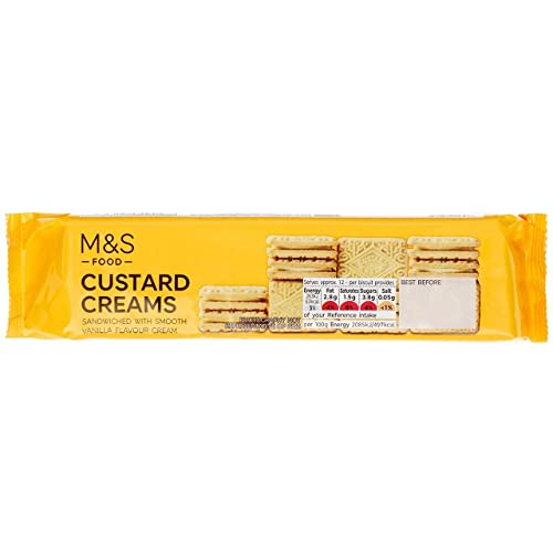 M & S Custard Cremes 150 g, 6 Stück von Marks and Spencers