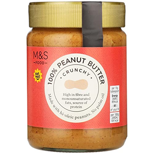 M & S Erdnussbutter knusprig, 340 g, 2 Stück von Marks and Spencers