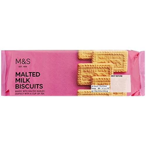 M & S Malted Milk Biscuit 200g - 6er Pack von Marks and Spencers