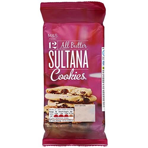 Mark and Spencers 2X 12 All Butter Sultan Cookie 200g von Marks and Spencers