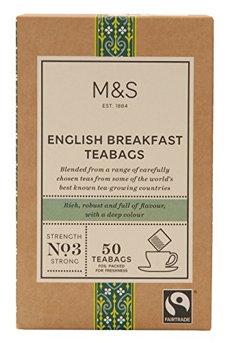 MARKS & SPENCER - 50 Teebeutel für das englische Frühstück – 125 g. von Marks & Spencer