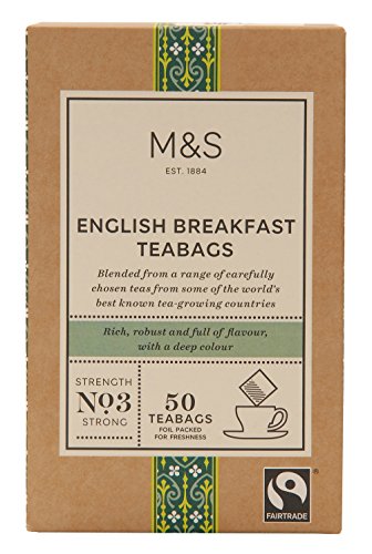 MARKS & SPENCER - 50 Teebeutel für das englische Frühstück – 125 g. MARKS & SPENCER - 50 Teebeutel für das englische Frühstück – 125 g. von Marks & Spencer