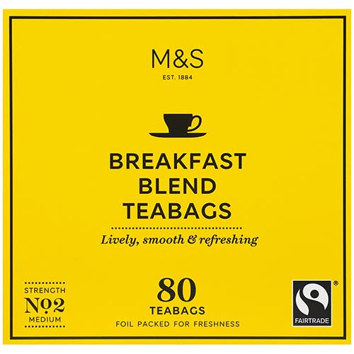 Marks & Spencer Breakfast Blend 80 Teabags 250g von Marks & Spencer