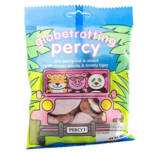 Marks & Spencer | Percy Pigs – Globetrotting Percy | 4 x 170 g Beutel von Marks & Spencer