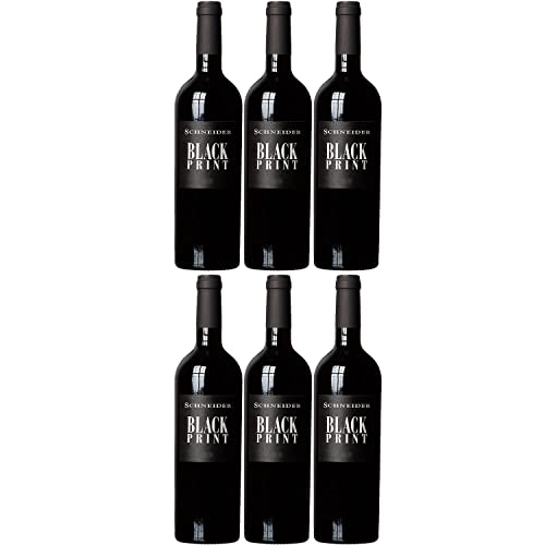 Markus Schneider Black Print Cabernet Sauvignon Rotwein Wein trocken Pfalz Inkl. FeinWert E-Book (6 x 0,75l) von Markus Schneider