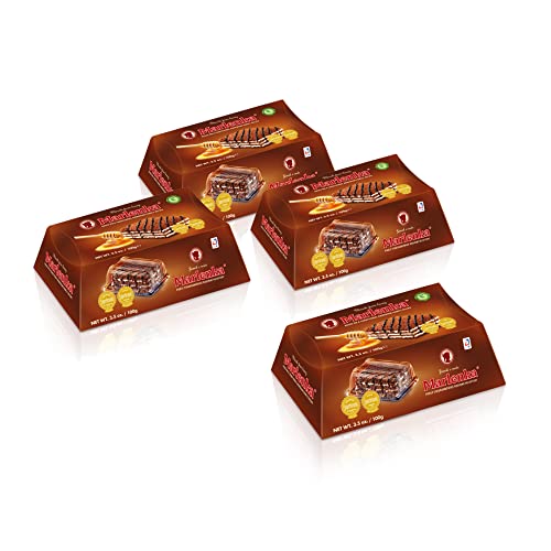 3+1 Honigtörtchen MARLENKA® mit Kakao 4x 100 g von Marlenka