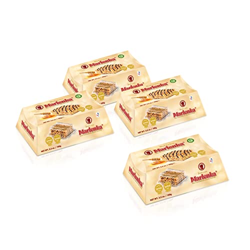 3+1 MARLENKA® Honigtörtchen mit Walnüssen 4x 100 g von Marlenka