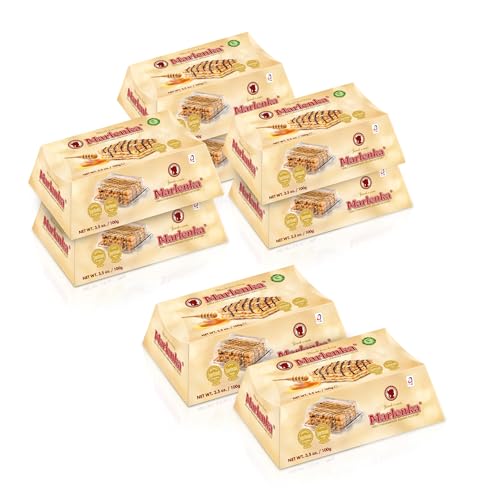 MARLENKA® 6+2 Honigkuchen - Mix 8 x 100 g | Tschechischer Kuchen für Desserts und Geschenksets | Parent (KLASSISCH) von Marlenka