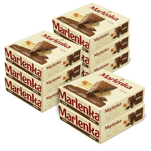 MARLENKA® 6+2 Kakao - Honigkuchen 8 x 800 g | Tschechischer Kuchen für Desserts und Geschenksets | Leckere Honigkuchen Geschenkbox | Honey Cake für besondere Anlässe von Marlenka