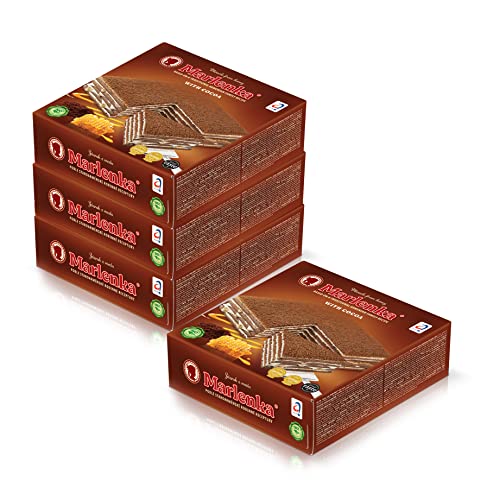 MARLENKA® 3+1 Honigkuchen mit Kakao 4 x 800 g | Tschechischer Kuchen für Desserts und Geschenksets | Leckere Honigkuchen Geschenkbox | Honey Cake für besondere Anlässe von Marlenka