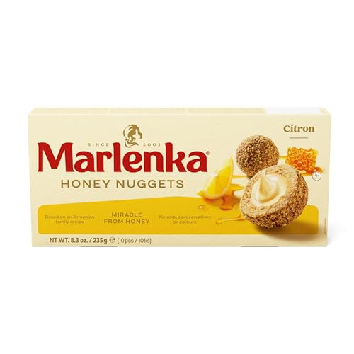 Marlenka Honigkugeln | Delicious Honey Nuggets | Gebäckkugeln mit Honig | 10 Bälle | 235g | ZITRONE Marlenka Honigkugeln | Delicious Honey Nuggets | Gebäckkugeln mit Honig | 10 Bälle | 235g | ZITRONE von Marlenka