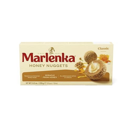 Marlenka Honigkugeln | Delicious Honey Nuggets | Gebäckkugeln mit Honig | 10 Bälle | 235g | KLASSISCH von Marlenka