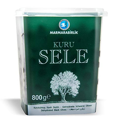 Marmara Birlik Dry Cured Black Olives Kuru Sele Zeytin Salamura Türkisch - 800gr Marmara Birlik Dry Cured Black Olives Kuru Sele Zeytin Salamura Türkisch - 800gr von MARMARABIRLIK