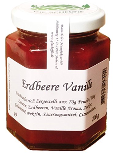 Erdbeere Vanille Fruchtaufstrich, 70% Fruchtanteil, 200g Gourmet Marmelade oder Fruchtaufstrich, Fruchtaufstrich Erdbeer, Erdbeere, Erdbeeren, Fruchtaufstrich Erdbeere, Erdbeer, Erdbeeren, Erdbeere Vanille Fruchtaufstrich, 70% Fruchtanteil, 200g Gourmet Marmelade oder Fruchtaufstrich, Fruchtaufstrich Erdbeer, Erdbeere, Erdbeeren, Fruchtaufstrich Erdbeere, Erdbeer, Erdbeeren, von Marmeladen Manufaktur NF