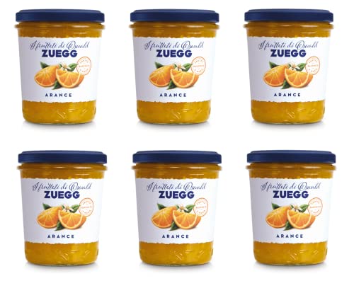 6x Zuegg Marmellata di Arance Orangenmarmelade handgepflücktes Obst 330g von Marmellata