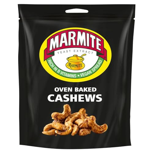 Marmite Cashew Nuts 90g - Cashew-Nüsse mit Marmite Flavour Marmite Cashew Nuts 90g - Cashew-Nüsse mit Marmite Flavour von Marmite