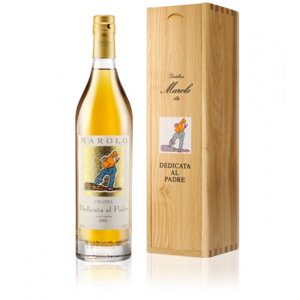 Marolo Grappa Padre Barrique 0,7l in Holzkiste von Marolo Grappa