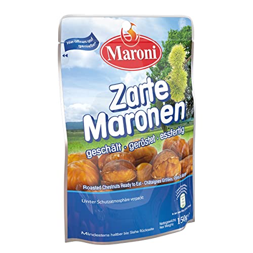 Gekochte Maronen - Edelkastanien (Ungesüßt, 3er Pack) von Maroni