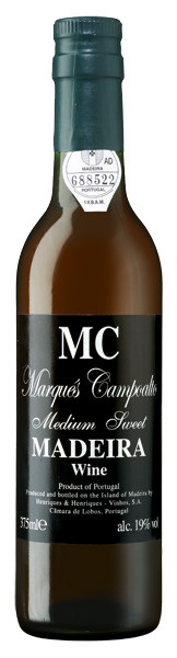 Marques Campoalto Madeirawein halbtrocken 0,375 l von Marques Campoalto