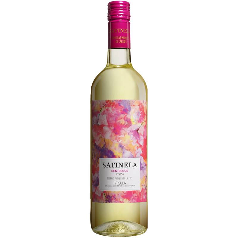 Marqués de Cáceres »Satinela« Blanco Semi-Dulce 2024  0.75L 11.5% Vol. Weißwein Lieblich aus Spanien von Marqués de Cáceres