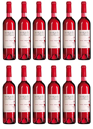 12x 0,75l - Marqués de Castilla - Rosado - La Mancha D.O. - Spanien - Rosé-Wein trocken 12x 0,75l - Marqués de Castilla - Rosado - La Mancha D.O. - Spanien - Rosé-Wein trocken von Marqués de Castilla