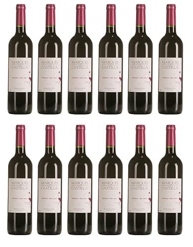 12x 0,75l - Marqués de Castilla - Tempranillo-Syrah-Merlot - Tinto - La Mancha D.O.P. - Spanien - Rotwein trocken von Marqués de Castilla