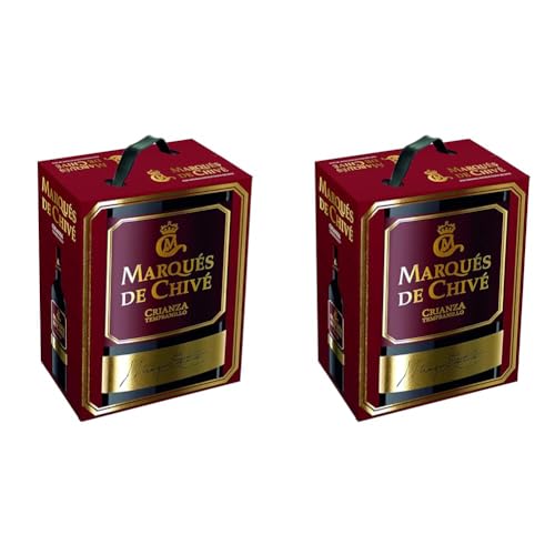 Marqués de Chivé Marqués de Chivé Crianza Tempranillo Bag in Box NV trocken (1 x 3 l) (Packung mit 2) von Marqués de Chivé