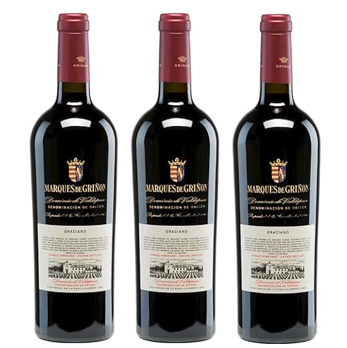 3x 0,75l - 2019er - Marqués de Griñon - Graciano - Dominio de Valdepusa D.O.P. - Spanien - Rotwein trocken von MARQUES DE GRIÑON