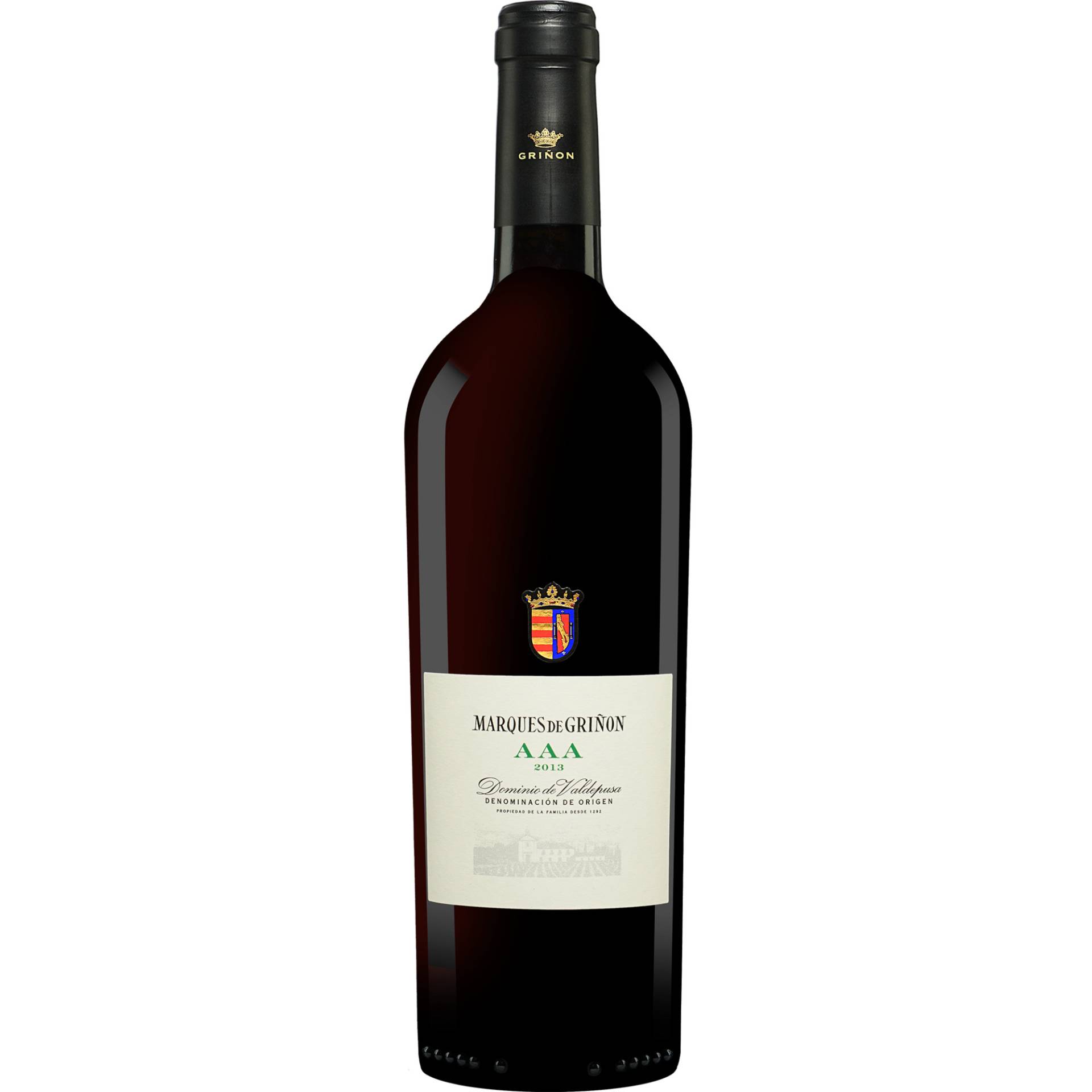 Dominio de Valdepusa »AAA« Grün 2013  0.75L 15% Vol. Rotwein Trocken aus Spanien von Marqués de Griñón