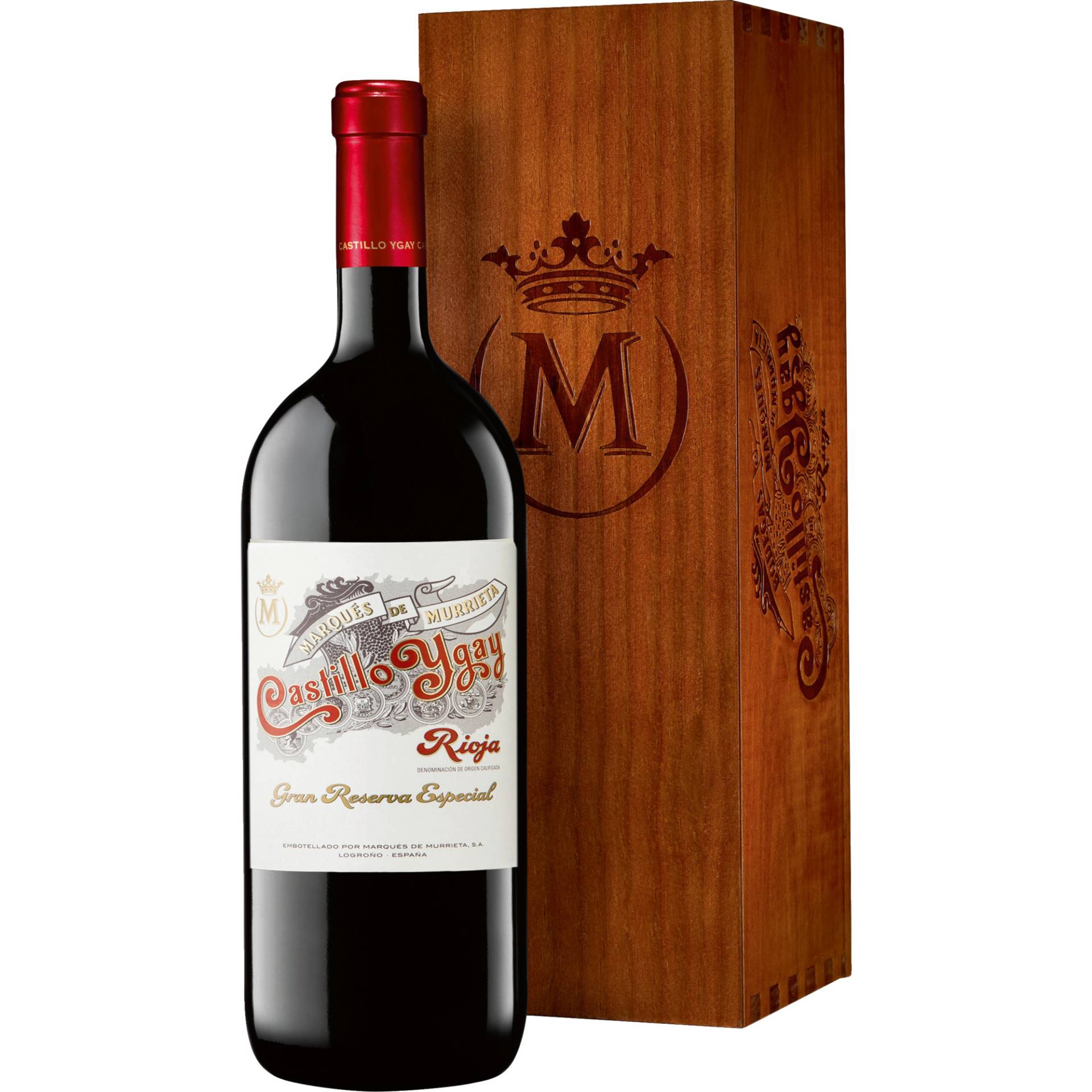 Murrieta Castillo Ygay, Rioja DOCa, 1,5 L, Holzkiste, Rioja, 2011, Rotwein Murrieta Castillo Ygay, Rioja DOCa, 1,5 L, Holzkiste, Rioja, 2011, Rotwein von Marqués de Murrieta S.A., -28046 Madrid
