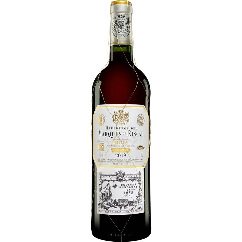 Marqués de Riscal  Reserva 2019  0.75L 14.5% Vol. Rotwein Trocken aus Spanien von Marqués de Riscal
