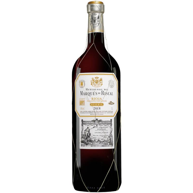 Marqués de Riscal  Reserva - 3,0 L. Doppelmagnum 2018  3L 14% Vol. Rotwein Trocken aus Spanien von Marqués de Riscal