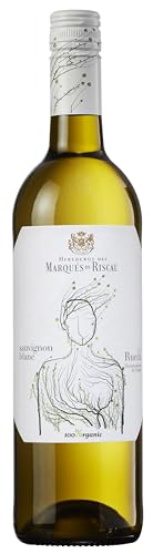 Marqués de Riscal Sauvignon Blanc Bio- Trockener Weißwein aus der Region Rueda in Spanien in Bio-Qualität (1 x 0,75l) von Marques De Riscal