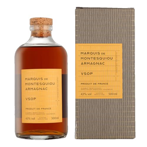 Marquis de Montesquiou VSOP Armagnac + GP 0,5L (43% Vol.) von Marquis De Montesquiou
