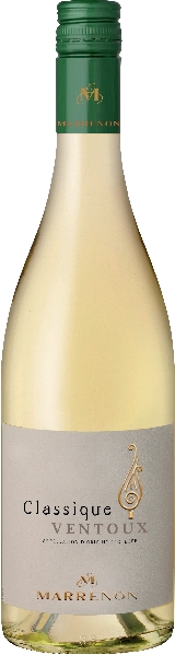 Marrenon Classique Ventoux Blanc Jg. 2022 Cuvee aus 50 Proz. Clairette, 30 Proz. Grenache Blanc, 20 Proz. Roussane von Marrenon