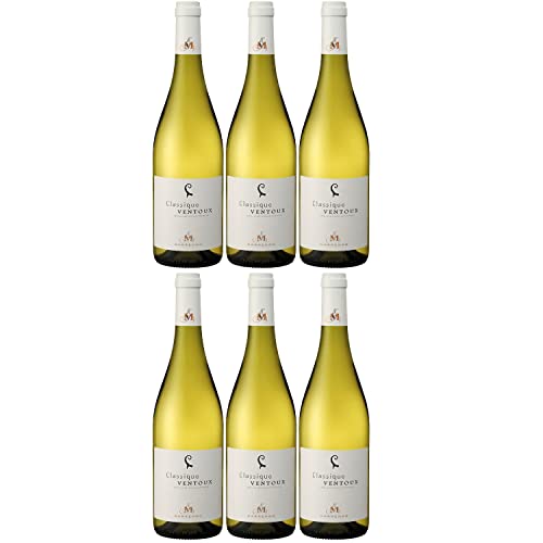 Marrenon Classique Ventoux Blanc Weißwein Cuvée Wein trocken Frankreich I Visando Paket (6 Flaschen) von Marrenon
