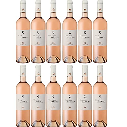 Marrenon Classique Ventoux Rosé Roséwein Cuvée Wein trocken Frankreich I Visando Paket (12 Flaschen) von Marrenon