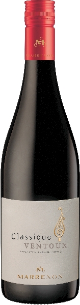 Marrenon Classique Ventoux Rouge Jg. 2022 Cuvee aus 70 Proz. Grenache Noir, 30 Proz. Syrah von Marrenon