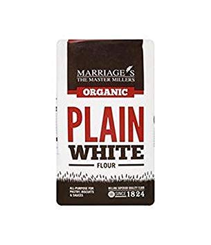 Marriage's Organic Plain White Flour 1kg von Marriage's