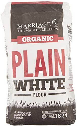 W H Marriage Organic Plain White Flour 1000 g (order 6 for trade outer) von Marriage's