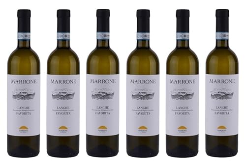 6x 0,75l - 2022er - Marrone - Favorita - Bianco - Langhe D.O.P. - Piemonte - Italien - Weißwein trocken von Marrone